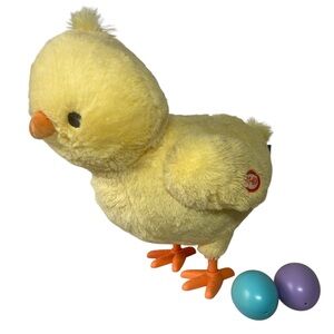Hallmark Easter Hoppy Egg Laying Chick Singing Plush with Motion - 2 Eggs WORKS